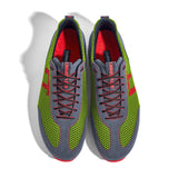 Laufschuh Runnertune Pace Colors – hellgrünes Mesh und graues Velour, schwarze Sohle – Paaransicht von oben