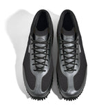 High-Top Golfschuh VitalloFlex Pro Hybrid HT – dunkelgraues Pepita-Textil und graues Carbon, schwarze Sohle – Paaransicht von oben