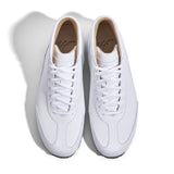 High-Top Sneaker VitalloFlex Puro S-HT – weißes, perforiertes und glattes Anilinleder, hellgraue Sohle – Paaransicht von oben