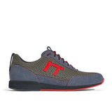 Laufschuh Runnertune Pace Colors – bronzefarbenes Mesh und graues Velour, schwarze Sohle – Einzelansicht von der Seite