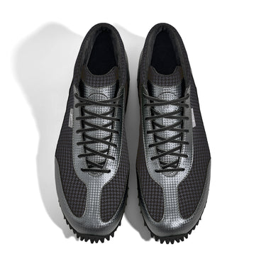 High-Top Golfschuh VitalloFlex Pro Hybrid HT – dunkelgraues Pepita-Textil und graues Carbon, schwarze Sohle – Paaransicht von oben